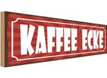 Vianmo Insegna In Legno 10X27 Cm Kaffee Ecke
