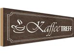 Vianmo Insegna In Legno 10X27 Cm Kaffee Treff