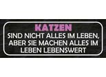 Vianmo Insegna In Legno 10X27 Cm Katzen Nicht Alles Im Leben Aber