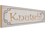 Vianmo Insegna In Legno 10X27 Cm Knutschi Herz