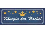 Vianmo Insegna In Legno 10X27 Cm KöNigin Der Nacht Sterne Krone