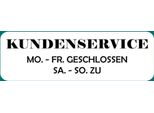 Vianmo Insegna In Legno 10X27 Cm Kundenservice Mo-Sa Geschlossen