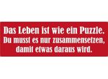 Vianmo Insegna In Legno 10X27 Cm Leben Ist Wie Puzzle