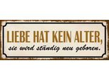 Vianmo Insegna In Legno 10X27 Cm Liebe Hat Kein Alter Sie Wird