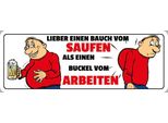 Vianmo Insegna In Legno 10X27 Cm Lieber Saufen Statt Buckel