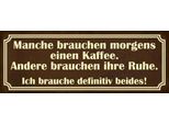 Vianmo Insegna In Legno 10X27 Cm Manche Brauchen Morgens Kaffee