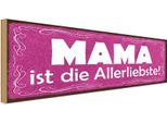 Vianmo Insegna In Legno 10X27 Cm Mama Ist Die Allerliebste