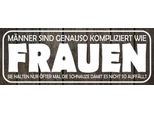 Vianmo Insegna In Legno 10X27 Cm MäNner Kompliziert Wie Frauen