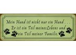 Vianmo Insegna In Legno 10X27 Cm Mein Hund Ist Nicht Nur Ein Hund