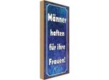 Vianmo Insegna In Legno 27X10 Cm MäNner Haften FüR Ihre Frauen