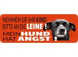 Vianmo Insegna In Legno 10X27 Cm Mein Hund Hat Angst