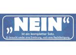 Vianmo Insegna In Legno 10X27 Cm Nein Ist Ein Kompletter Satz