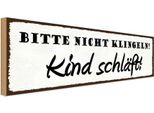 Vianmo Insegna In Legno 10X27 Cm Nicht Klingeln Kind SchläFt