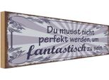 Vianmo Insegna In Legno 10X27 Cm Nicht Perfekt Um Fantastisch