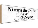 Vianmo Insegna In Legno 10X27 Cm Nimm Dir Zeit FüR Meer
