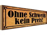 Vianmo Insegna In Legno 10X27 Cm Ohne Schweiß Kein Preis