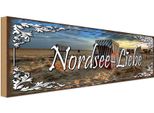 Vianmo Insegna In Legno 10X27 Cm Nordsee - Liebe