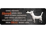 Vianmo Insegna In Legno 10X27 Cm Ohne Hund WäRe