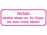 Vianmo Insegna In Legno 10X27 Cm Perekt Aussehen Nur Frauen Die