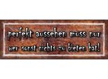 Vianmo Insegna In Legno 10X27 Cm Perfekt Aussehen Muss Nur Wer