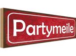 Vianmo Insegna In Legno 10X27 Cm Partymeile