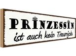 Vianmo Insegna In Legno 10X27 Cm Prinzessin Ist Kein Traumjob