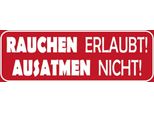 Vianmo Insegna In Legno 10X27 Cm Rauchen Erlaubt Ausatmen Nicht