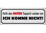 Vianmo Insegna In Legno 10X27 Cm Rollt Roten Teppich Wieder Ein
