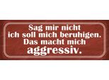 Vianmo Insegna In Legno 10X27 Cm Sag Nicht Soll Mich Beruhigen