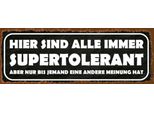 Vianmo Insegna In Legno 10X27 Cm Sind Alle Immer Supertolerant