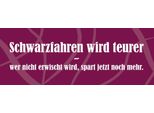 Vianmo Insegna In Legno 10X27 Cm Schwarzfahren Wird Teurer