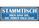 Vianmo Insegna In Legno 10X27 Cm Stammtisch Hier Sind Die Immer
