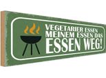 Vianmo Insegna In Legno 10X27 Cm Vegetarier Essen Das Essen Weg