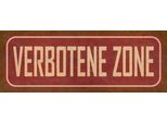 Vianmo Insegna In Legno 10X27 Cm Verbotene Zone