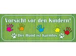 Vianmo Insegna In Legno 10X27 Cm Vorsicht Kinder Hund Ist Harmlos