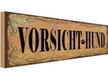 Vianmo Insegna In Legno 10X27 Cm Vorsicht Hund