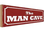 Vianmo Insegna In Legno 10X27 Cm Thze Man Cave MäNner Bier