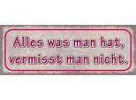 Vianmo Insegna In Legno 10X27 Cm Was Man Hat Vermisst Man Nicht