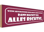 Vianmo Insegna In Legno 10X27 Cm Wenn ArschlöCher Dich Nicht