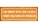 Vianmo Insegna In Legno 10X27 Cm Wenn Wir Lachen Stirbt Problem