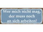 Vianmo Insegna In Legno 10X27 Cm Wer Mich Nicht Mag Der Muss An