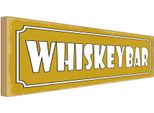 Vianmo Insegna In Legno 10X27 Cm Whiskeybar Alkohol