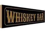 Vianmo Insegna In Legno 10X27 Cm Whiskey Bar Alkohol