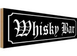 Vianmo Insegna In Legno 10X27 Cm Whisky Bar Alkohol Kneipe