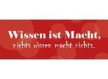 Vianmo Insegna In Legno 10X27 Cm Wissen Ist Macht
