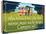 Vianmo Insegna In Legno 30X40 Cm Alles Mist Nicht Beim Campen Ist