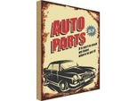 Vianmo Insegna In Legno 40X30 Cm Auto Parts 00-24 Service