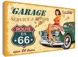 Vianmo Insegna In Legno 30X40 Cm Garage Open 24 Hours