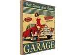 Vianmo Insegna In Legno 40X30 Cm Garage Full Service Auto Repair