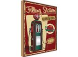 Vianmo Insegna In Legno 40X30 Cm Gasoline Filling Station Gas 24/7